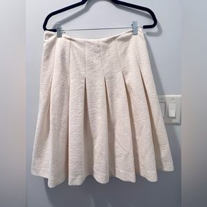 Tommy Hilfiger Pleated Full Cream Skirt Size 8